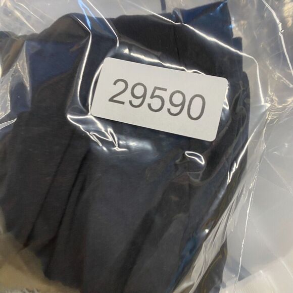 New Cato T-Shirt Women M Medium Black Plaid Long Sleeve Round Neck Pullover - Picture 10 of 10